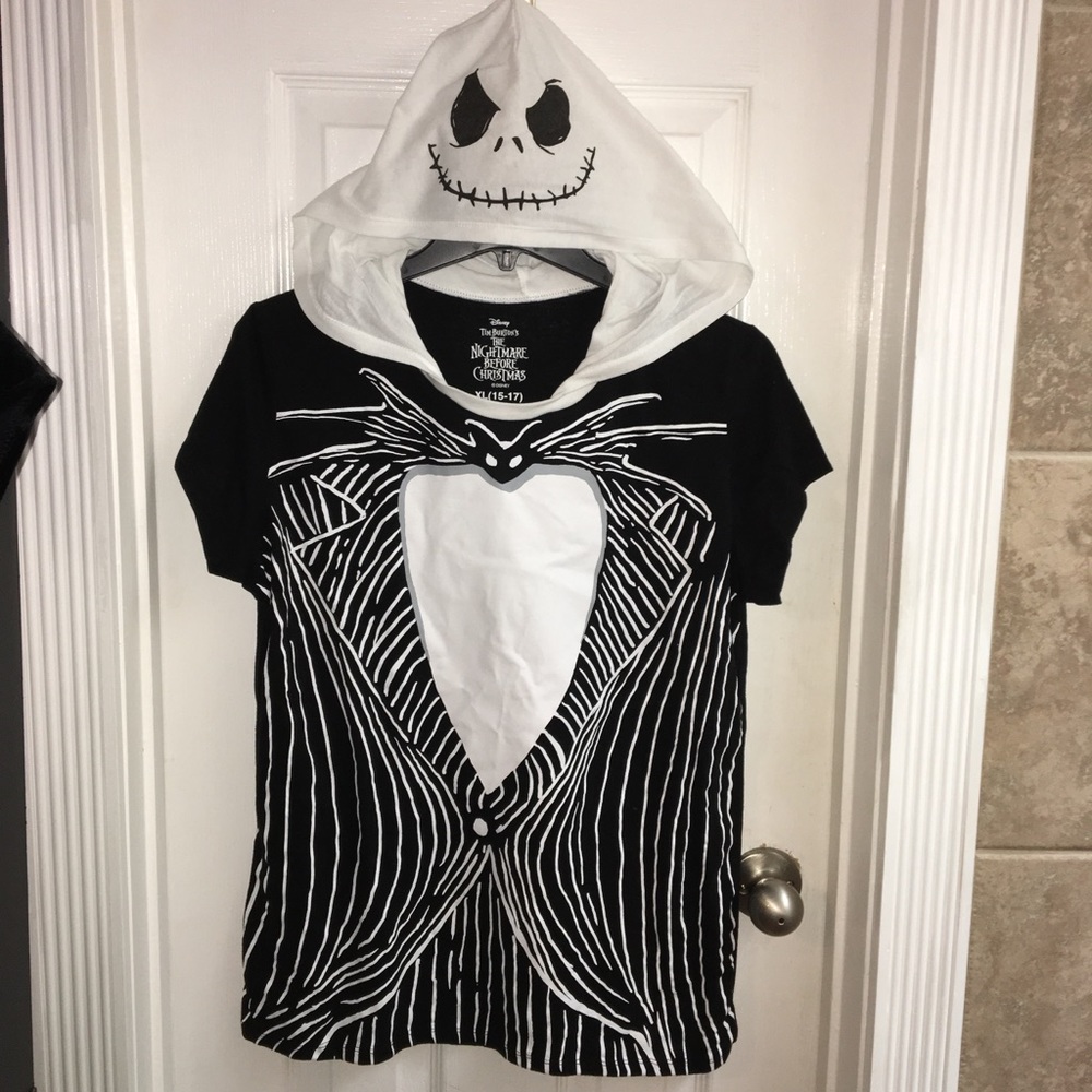 Hooded Nightmare Before Christmas Shirt